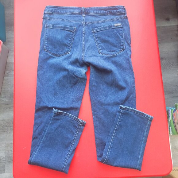 Eddie Bauer jeans slim straight slightly curvy regular blue women's size 10 - Picture 4 of 11